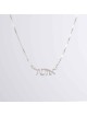 Sterling Silver Osher Hebrew Necklace , Sterling Silver Family Necklac