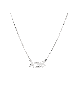 Classic Silver Father Hebrew Necklace , Sterling Silver Family Necklac