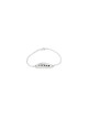 Oval-Shaped Plaque Bracelet with Hebrew Name and S , Tu B'Av Gifts , I