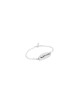Silver Plaque Bracelet with English Name and Smile , Tu B'Av Gifts , I