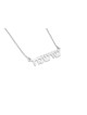 Stylish Sterling Silver Personalized Necklace , Tu B'Av Gifts , Israel
