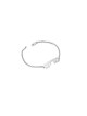 Personalized Hebrew Name Silver Bracelet , Tu B'Av Gifts , Israeli Jud