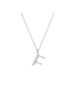 Stylish Chai Modern Silver Pendant , Sterling Silver Family Necklaces