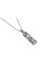 Sterling Silver Mezuzah Necklace with Chai , Sterling Silver Family Ne