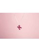 Enameled Hebrew Letter Pendant , Colorful Name Necklaces , Israeli Jud