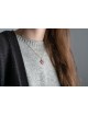 Enameled Hebrew Letter Pendant , Colorful Name Necklaces , Israeli Jud