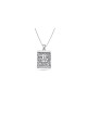 Western Wall and Chai Sterling Silver Pendant , Jerusalem Jewelry , Is