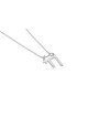 Stylish Sterling Silver Chai Pendant , Sterling Silver Family Necklace