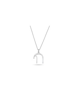 Sterling Silver Charming Connected Chai Pendant , Sterling Silver Fami