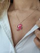 Cold Enamel Initial Stylish Pendant , Colorful Name Necklaces , Israel
