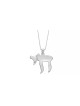Large Chai Necklace Made of Sterling Silver , Sterling Silver Family N