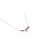 Woman of Valor and Crystal Bead Necklace , Sterling Silver Family Neck