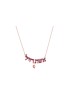 Woman of Valor and Crystal Bead Necklace , Sterling Silver Family Neck