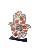 Dorit Judaica Colorful Table Sculpture Hamsa Blessing... | Metal Hamsa