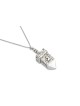 925 Sterling Silver Big Silver Dreidel Necklace , Jerusalem Jewelry ,