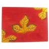 Rectangular Placemat Red Leaves by Kakadu Art | Table Decorations