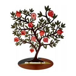 Dorit Judaica Colorful Free Standing Pomegranat... | Table Decorations