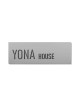 English Concrete Family Sign with Black Coloring , Tu B'Av Gifts , Isr