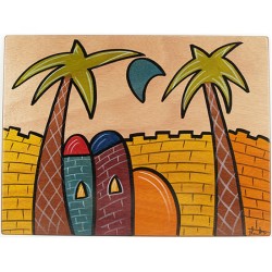 Rectangular Placemat Jerusalem by Kakadu Art | Table Decorations