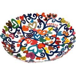 Yair Emanuel Laser Cut Hand Painted Colorful Bo... | Table Decorations