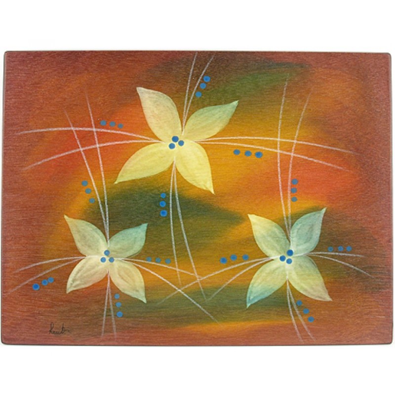 Rectangular Placemat Florali by Kakadu Art | Table Decorations