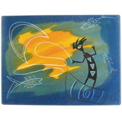 Fisherman design Wood Place Mat by Kakadu | Table Decorations