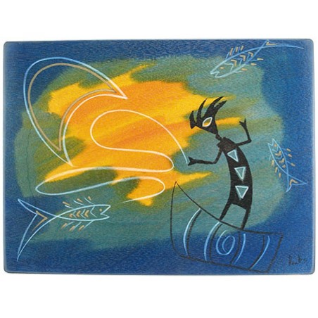 Fisherman design Wood Place Mat by Kakadu | Table Decorations