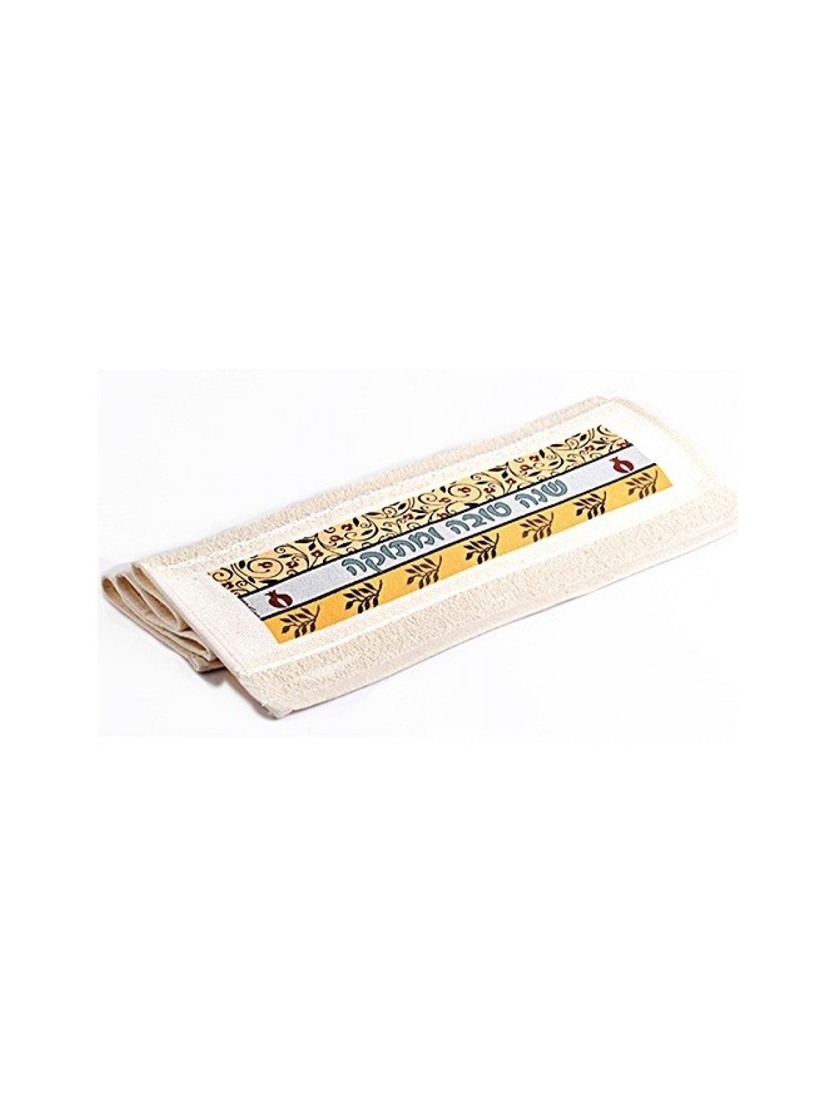 Dorit Judaica Rosh Hashanah Serviette à main Pomegr... | Cadeaux de Roch Hachana