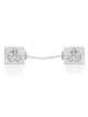 Extraordinary Crown Silver Tallit Clips , Tallit Clips , Israeli Judai