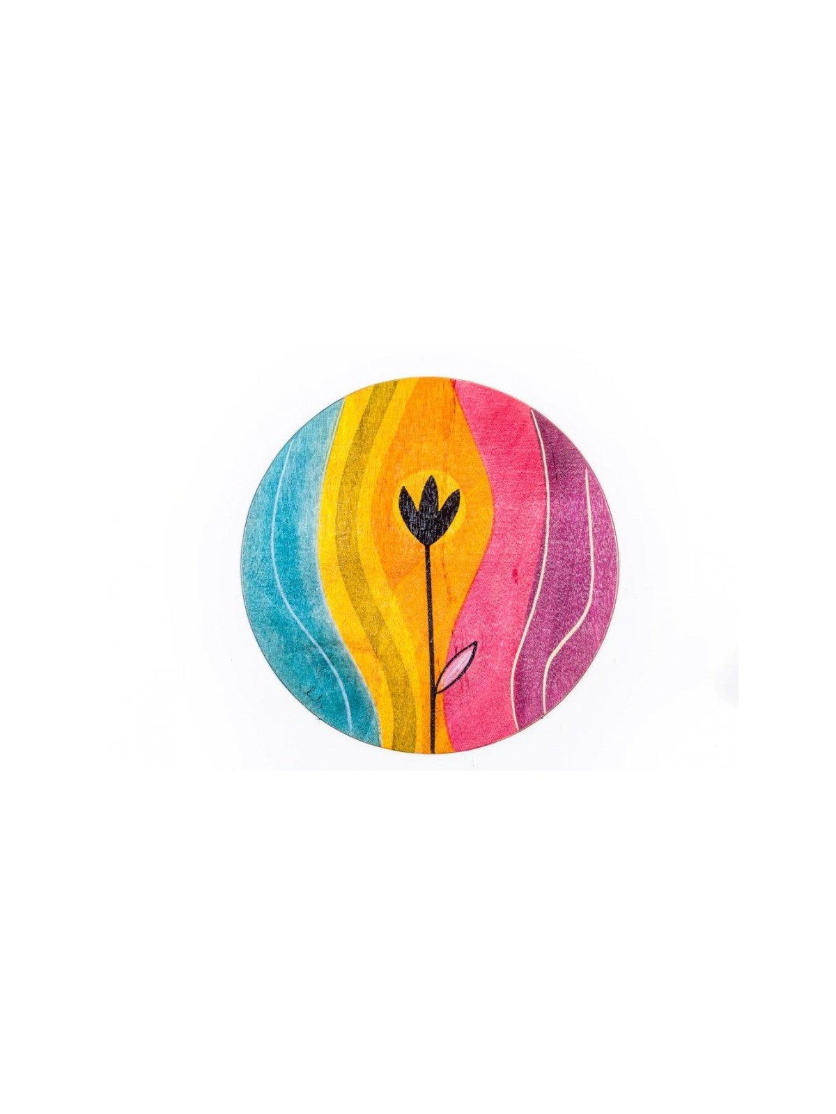 Round Placemat Sunset by Kakadu Art | Table Decorations