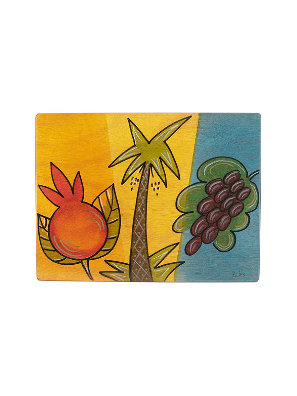 Rectangular Placemat Holy Triple by Kakadu Art | Table Decorations