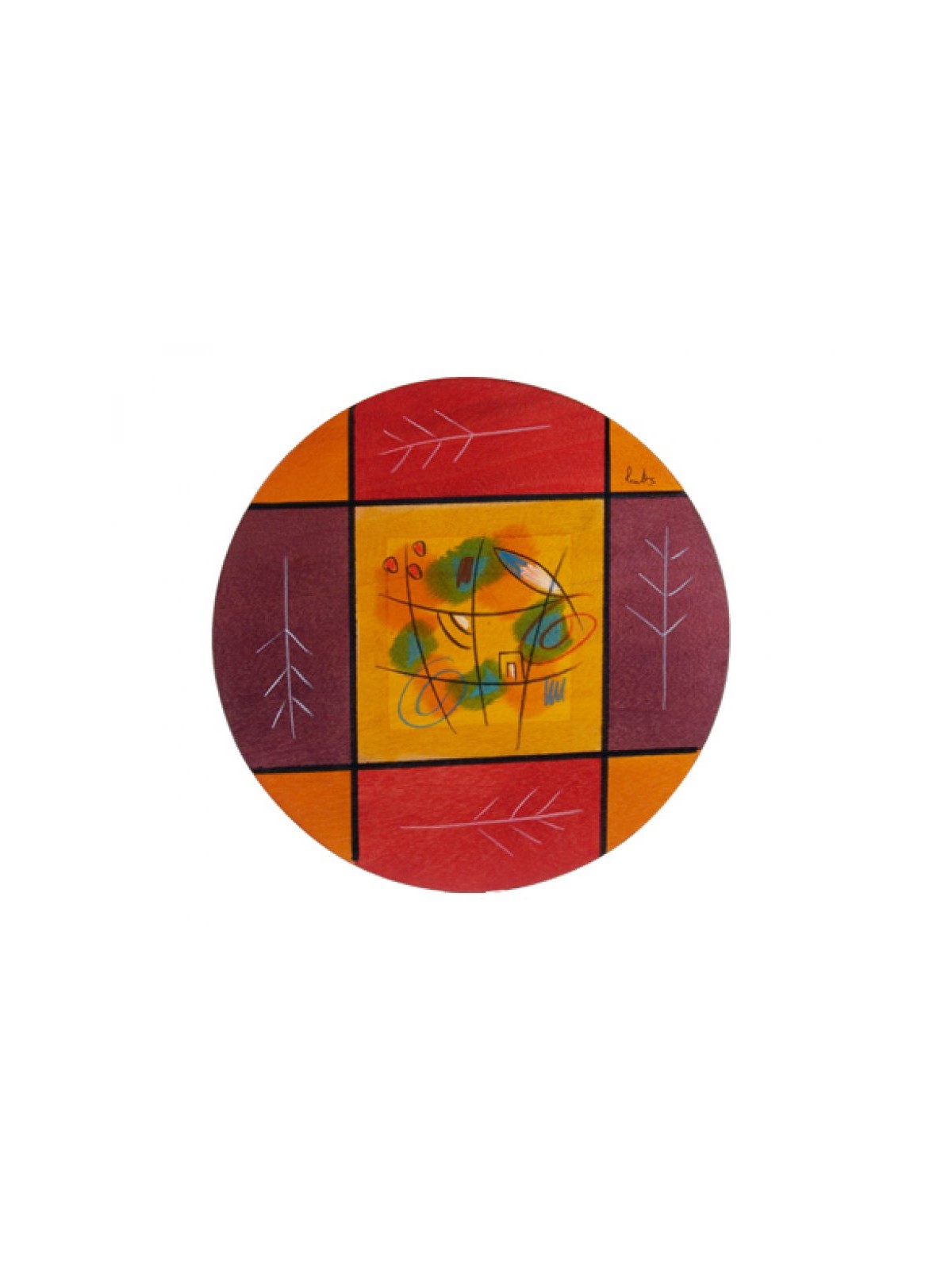 Round Placemat Dream Field by Kakadu Art | Table Decorations