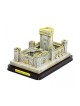 Sculpture Second Temple Silver Plated with Gold Tints | Figurines
