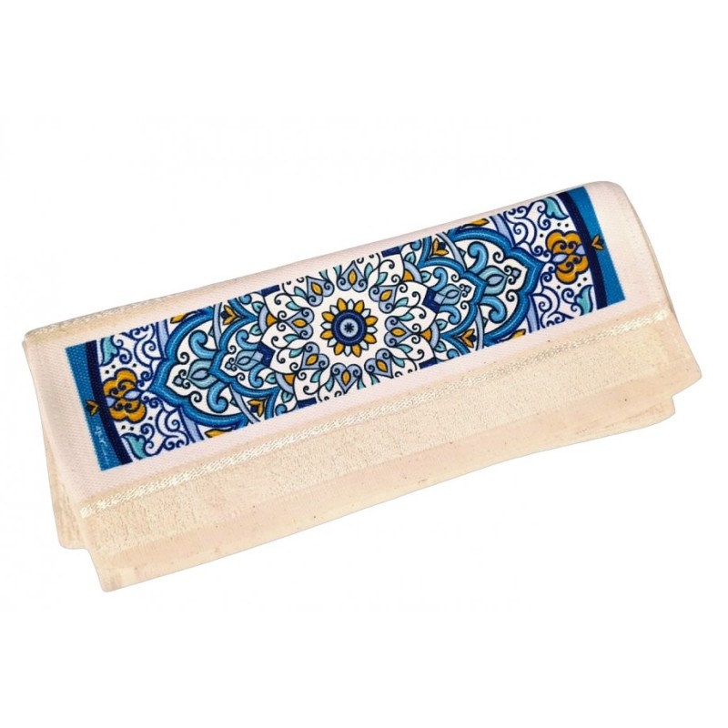Dorit Judaica Netilat Yadayim Serviette à Main Bras Bleu... | Serviettes par Dorit