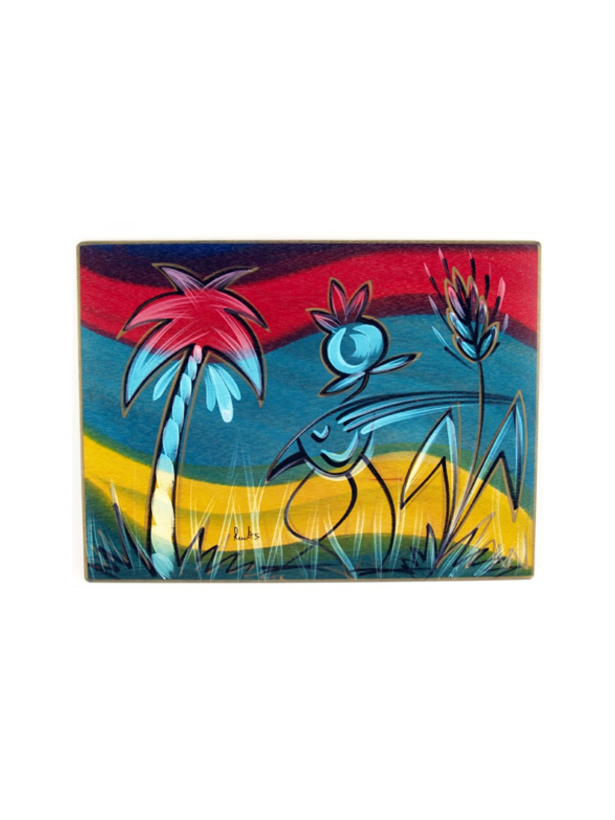 Rectangular Placemat Rainbow by Kakadu Art | Table Decorations