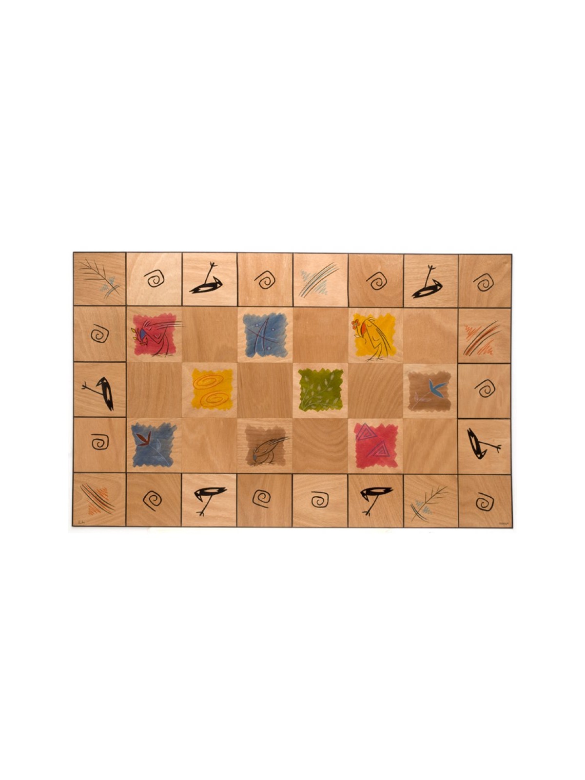 Floor Mat Artists Palette by Kakadu Art | House Decorations