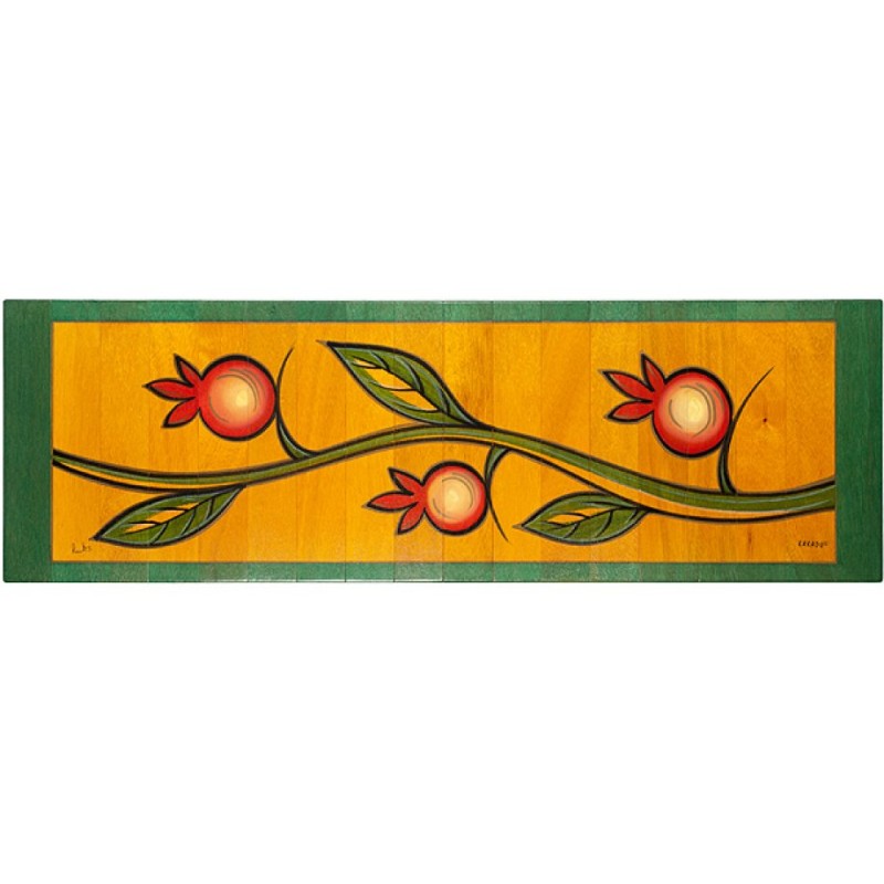 Table Runner Climbing Pomegranate by Kakadu Art | Table Decorations