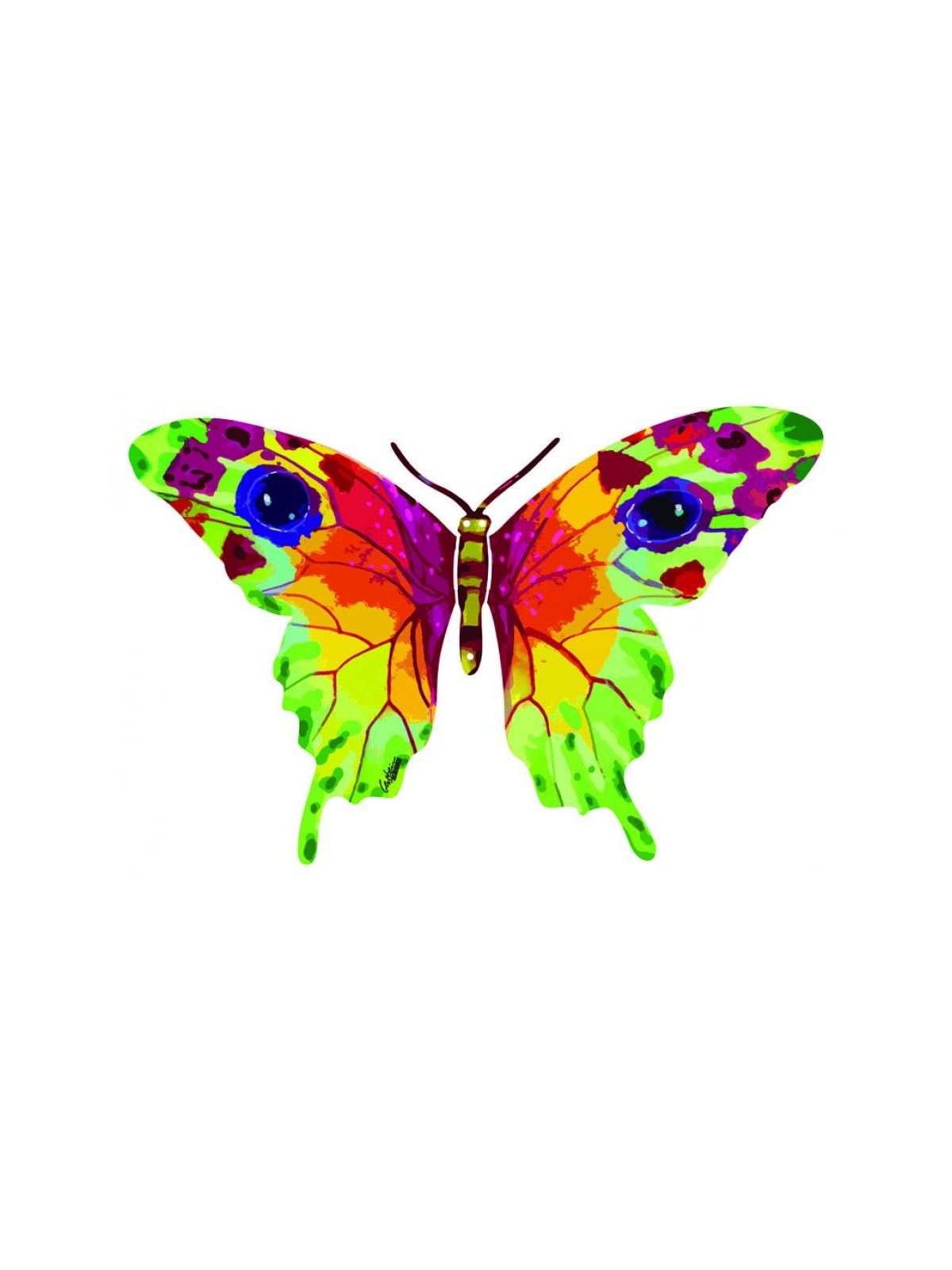 David Gerstein Double Sided Steel Wall Sc... | Jewish Gift from Israel