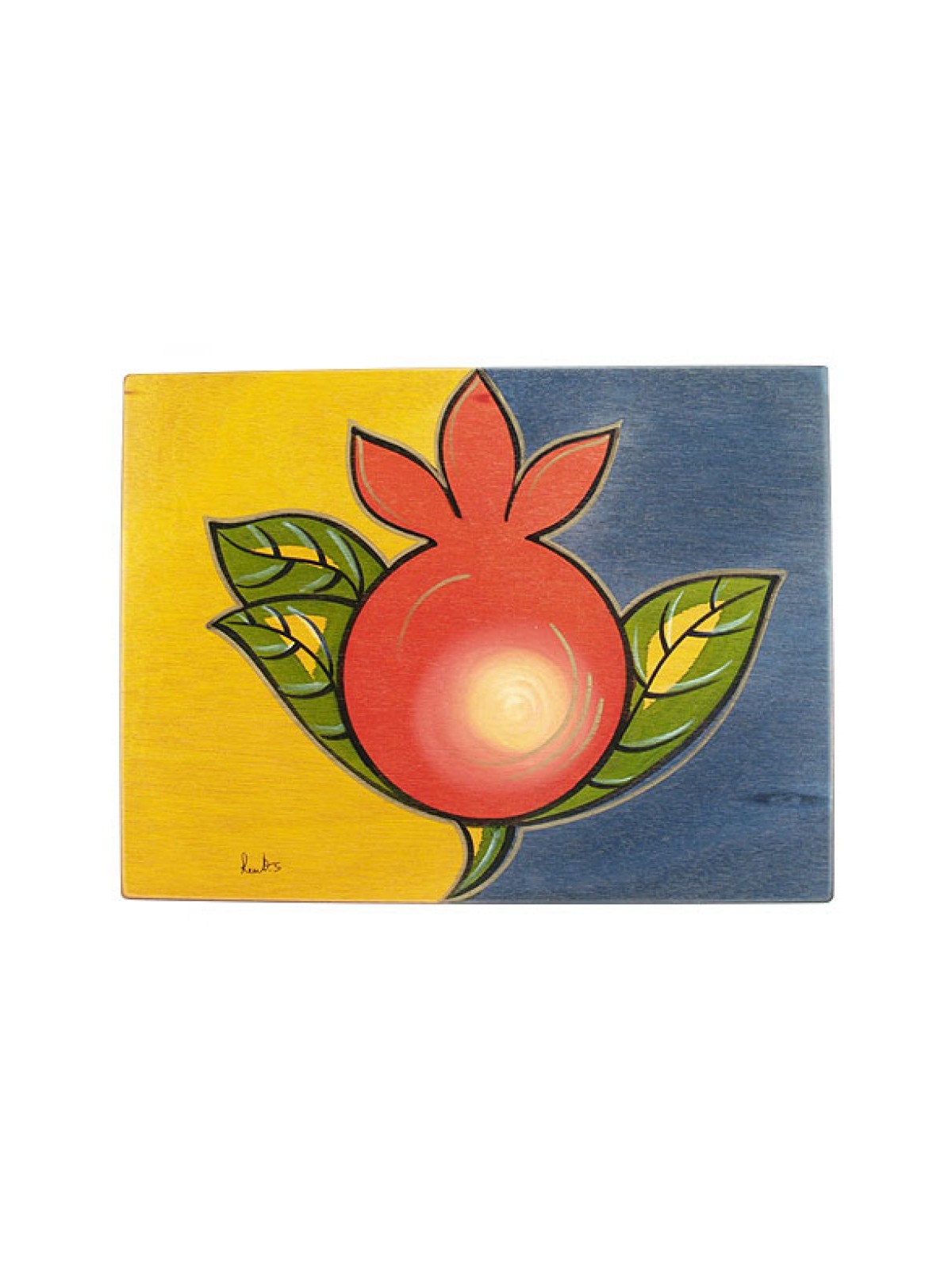Rectangular Placemat Pomegranate by Kakadu Art | Table Decorations