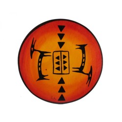 Round Placemat Shemesh by Kakadu Art | Table Decorations