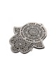 Dorit Judaica Wall Hamsa Lace Flower Design with Bles... | Hamsa Hands