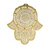 Dorit Judaica Wall Hamsa Lace Flower Design with Bles... | Hamsa Hands