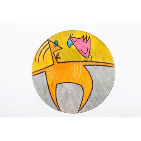 Round Placemat Pose by Kakadu Art | Table Decorations