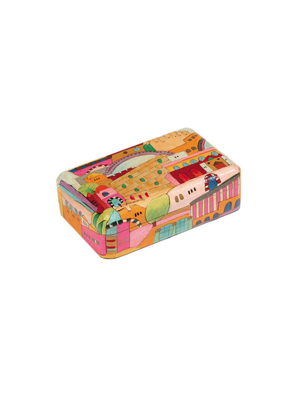 Yair Emanuel Hand Painted Wood Jewelry Box Colo... | House Decorations