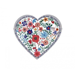 Dorit Judaica Metal Heart Wall Hanging Son... | Wall Hangings by Dorit
