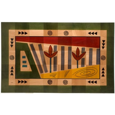 Floor Mat Sun Stems by Kakadu Art | House Decorations