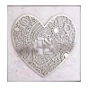 Dorit Judaica Stainless Steel Wall Plaq... | Floating Letters by Dorit