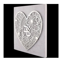 Dorit Judaica Stainless Steel Wall Plaq... | Floating Letters by Dorit