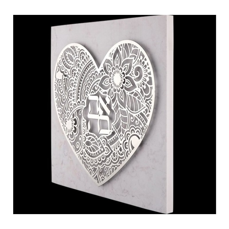 Dorit Judaica Stainless Steel Wall Plaq... | Floating Letters by Dorit