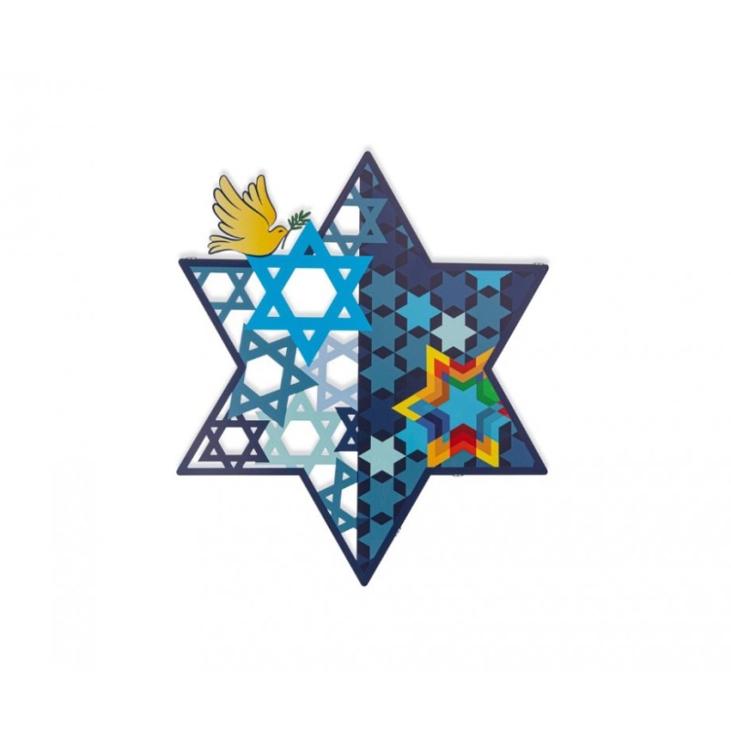Dorit Judaica Wall Art Medium Size Star of... | Wall Hangings by Dorit
